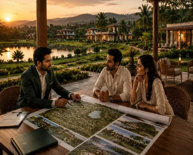 Farm lands weekend estates